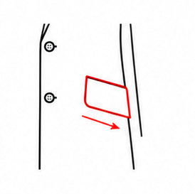 Exemple de poche inclinée